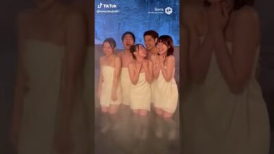 【一人旅】緑に包まれた貸切風呂で、誰もいないのを良いことに…♨️