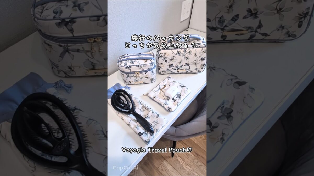 その詰め方、まだジップバッグ？ #トラベルポーチ #パッキング #メイクポーチ #旅行