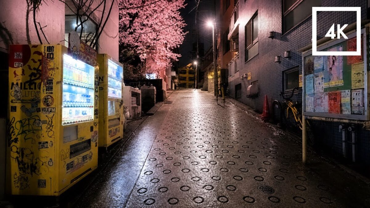 3AM Walk – Relaxing Early Morning Walking Tour in Tokyo, Japan | 4K HDR