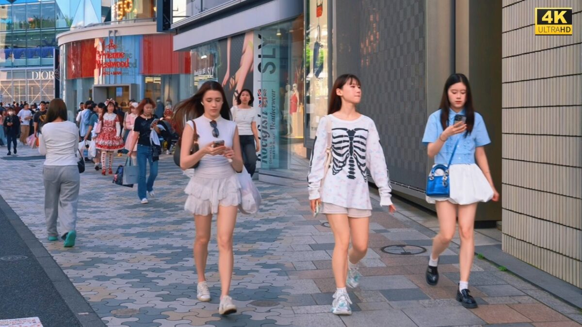 4K HDR Calm Afternoon Walk in Harajuku Tokyo ☕ Stylish Streets & Relaxing Urban Ambience