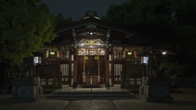 大阪・夜の雨散歩☔️ / 4K HDR / ゆったりとしたJAZZと雨音