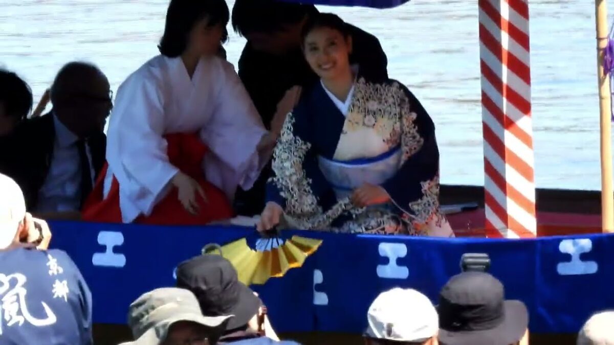 【4K】京都の嵐山で「三船祭」土屋太鳳さんも参加★2026年5月17日（日）