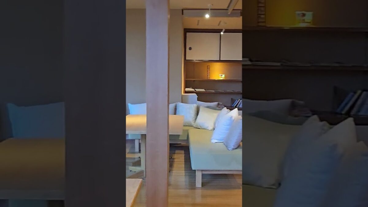 湯河原の緑に包まれる静寂のロビー｜Calm Green Lounge at Ashikari Ryokan 4K