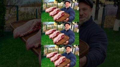 Cook Beef Tongue Like This! Works Every Time | ASMR NATURE COOKING #nature #cooking #food #shorts