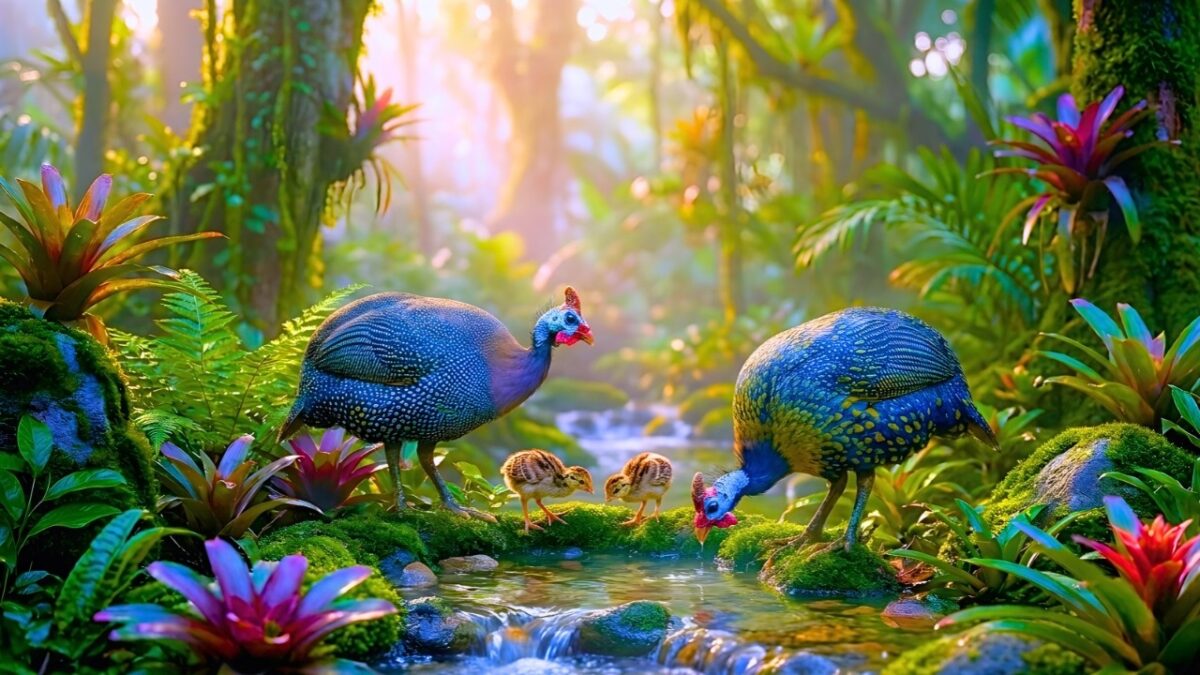 Guinea Fowl Sounds | Gentle Nature ASMR for Deep Calm, Peaceful Mind & Restful Sleep