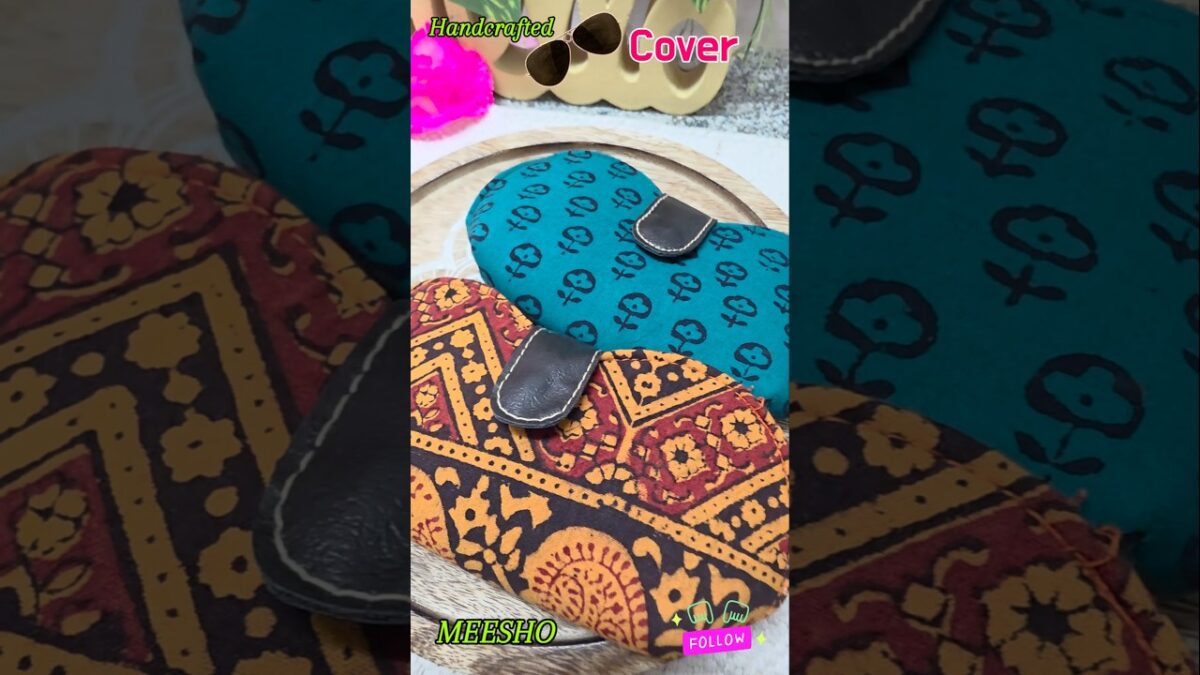 Handicrafted Sunglasses cloth cover @Meesho #travelessentials #sunglasseslover