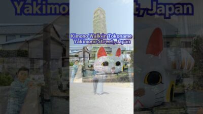 Kimono Walk in Tokoname 👘🐱｜2 Stops from Centrair Airport, Japan