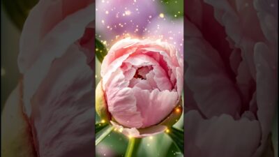 ✨ Magical Flower Bloom in Slow Motion 🌸💙 | Relaxing Nature ASMR #asmr #ytshorts #ai