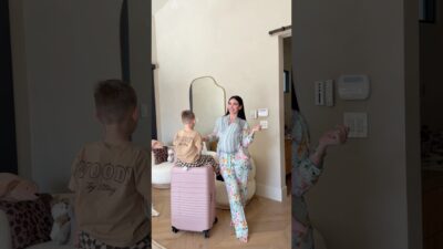 Mav only packed essentials lol #moms #momlife #parents #family #shorts #packing #travel