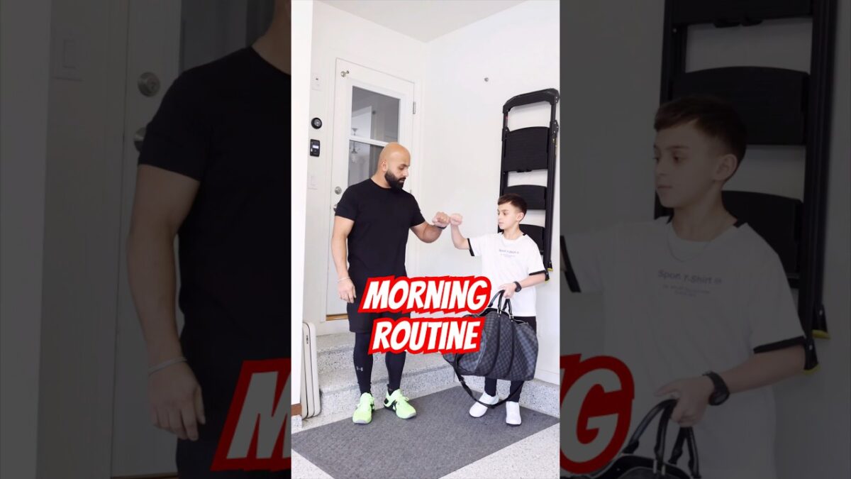 Morning Routine Attempt ( Younes Family ) #morningroutine #humor #ashtonhall #healthiswealth