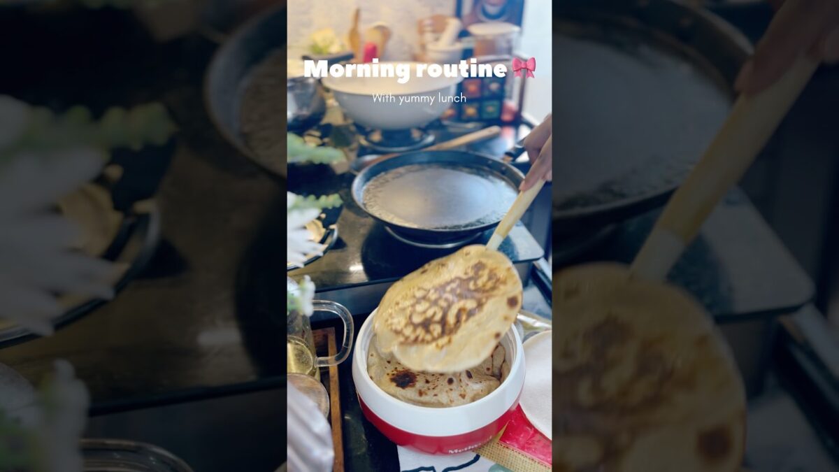 Morning routine🌿😊||#minivlog #shortvideo #trending #food #ytshorts #home #cooking #chicken #vlog