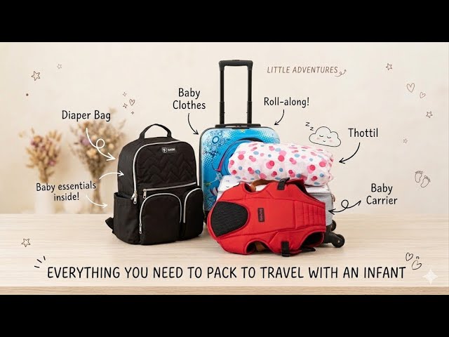 Packing for Baby’s First Trip! ✈️ (Infant Travel Essentials)