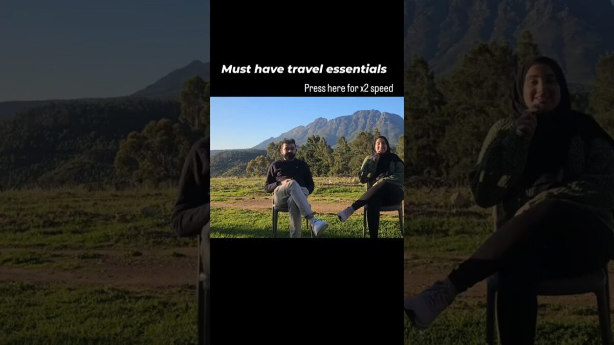 Part 1 | Travel essentials we can’t live without! #shorts #travelguide #hikingguide