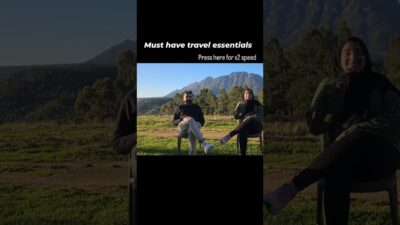 Part 1 | Travel essentials we can’t live without! #shorts #travelguide #hikingguide