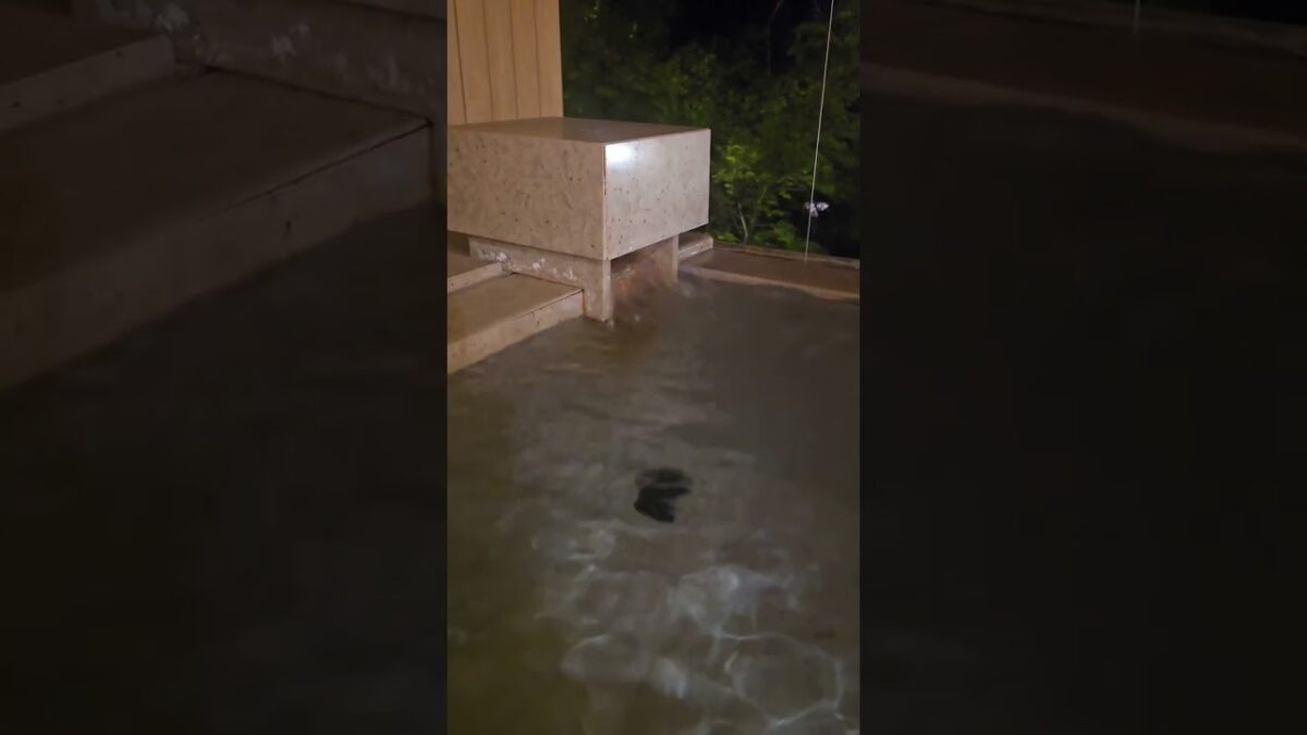 湯河原の夜に溶け込む至福の客室露天風呂｜Private Open-Air Bath at Ashikari Ryokan 4K