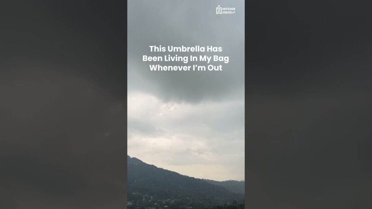 Recent Must Bring – Automatic Umbrella #hitchiehikes  #travelsmart #travelessentials