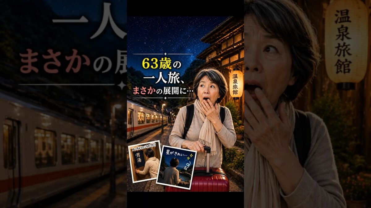 六十三歳、初めての一人旅で全部やらかした。。#Shorts