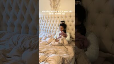 The days are long, but the years are short 🩵 #morning #routine #sahm #momof4