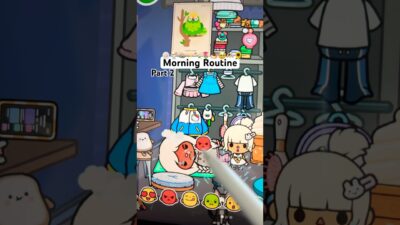 Toca boca morning routine 💗!! #tocaboca #tocaaesthetichousetour #fypシ゚viral #noflop