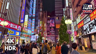 Tokyo Night Walk – Wild Shinjuku Nightlife Like No Other | Japan | 4K HDR