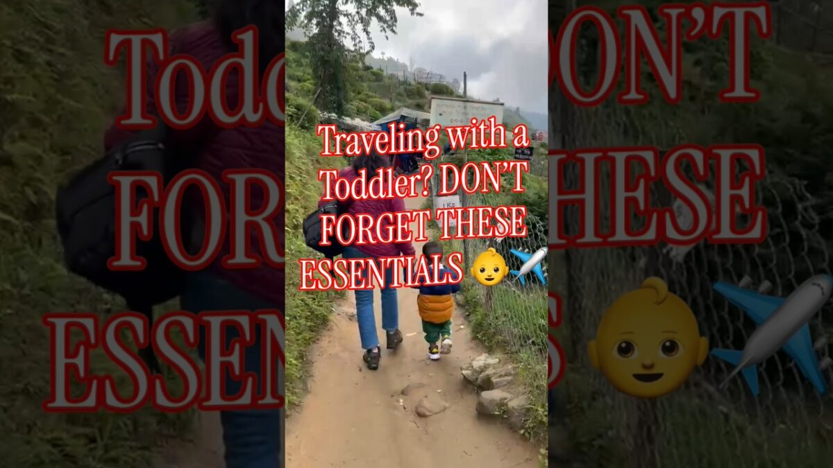 Travelling with a toddler? Don’t forget these essentials..! #travelessentials #travelwithtoddler