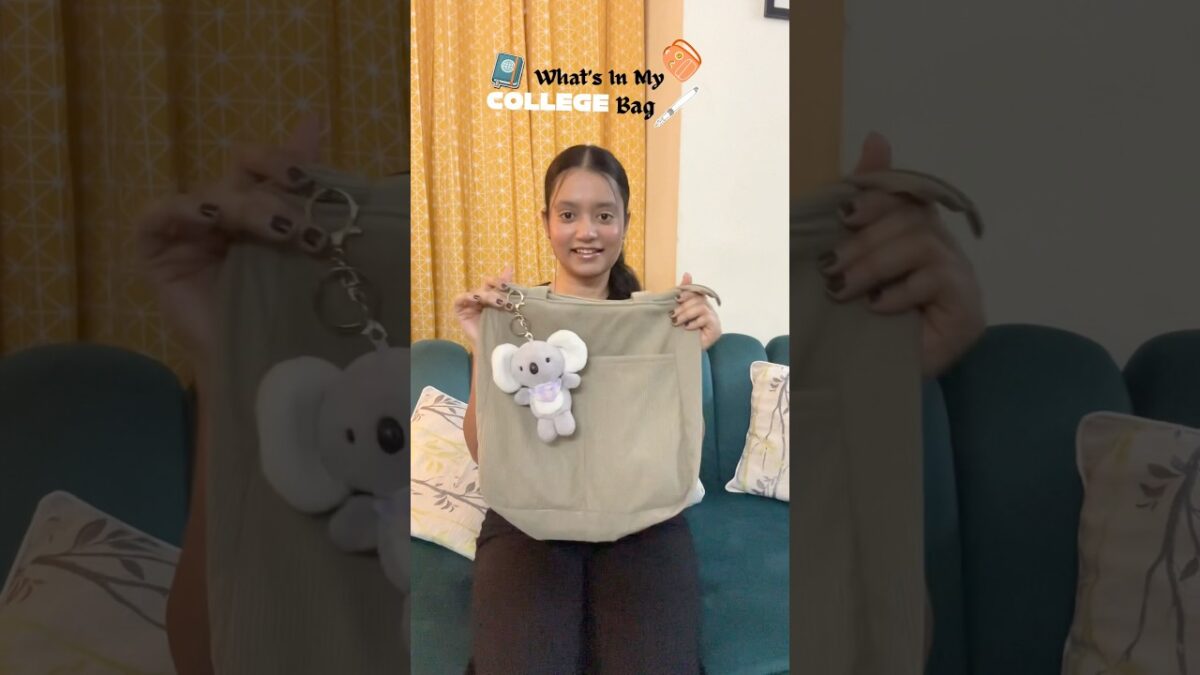 🎒 What’s In My College Bag? (Student Edition) #shorts #ashortaday #college