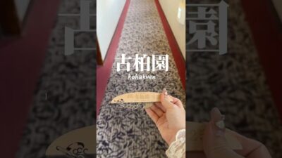 【山梨ホテル】石和温泉旅行で泊まるならホテル古柏園(kohakuen)がおすすめ◎家族グループで広々過ごせるデラックスAルームツアー動画 #shorts