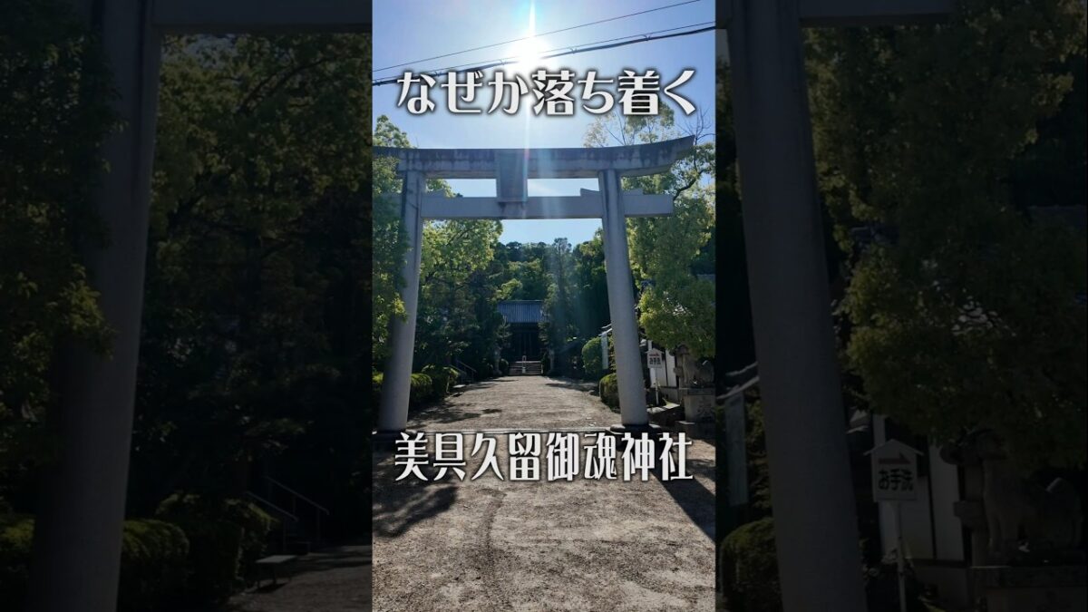 【なぜか落ち着く】美具久留御魂神社（大阪・富田林市）｜静寂に包まれる癒やしのパワースポット