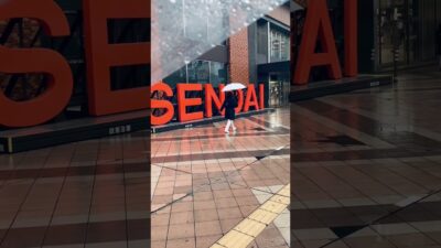 雨の仙台駅をお散歩☂️しっとりと静か♡#雨音 #雨の日 #仙台 #仙台駅 #散歩 #梅雨 #散策 #雨