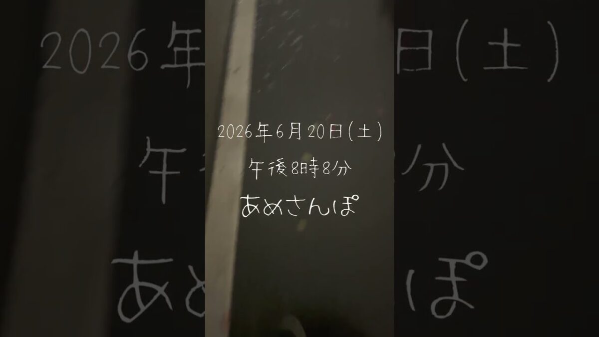 【あめさんぽ】雨の日の愛知県名古屋市中村区太閤通【2026年6月20日(土)】