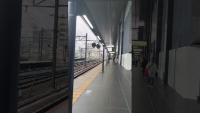 【京都駅】関空行き特急はるか、30番ホームKyoto Station | HARUKA Express to Kansai Airport – Platform 30