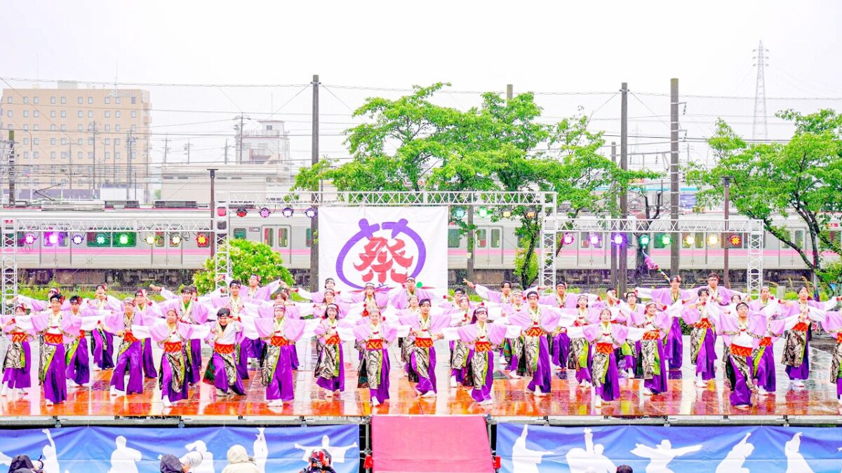 [4K] 京都チーム「櫻嵐洛」　2026年度演舞『桜架』初披露　犬山踊芸祭 2026 日曜日 メイン会場