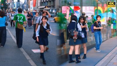 4K HDR Walk in Harajuku Tokyo 🇯🇵 Beautiful Monday Evening & Relaxing Urban Atmosphere