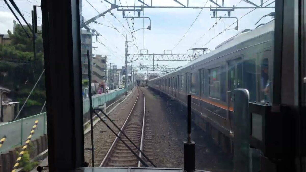 【4K前面展望】JR京都線 新快速 姫路行 京都→新大阪 223系