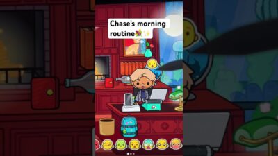 Chase’s morning routine#TocaBoca #YouTube #Short #MorningRoutine ￼