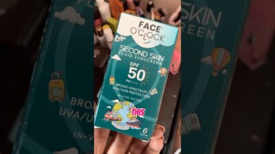 Face O’ Clock Sunscreen #travelsunscreen #spf50 #travelessentials #sunscreen #skincare #travel