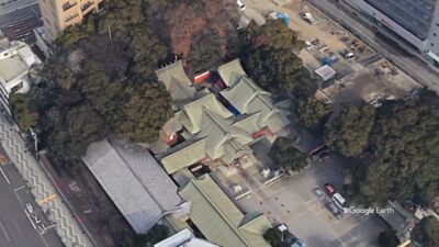 #金神社（読み：こがね じんじや・岐阜県）周辺 Google 空撮1分・4K・BGMなし・YouTubeチャンネル（寺社巡り）に使用 ✈️