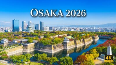 Osaka 2026 in 4K – Japan’s Most Exciting City from Above | Flycam Tour