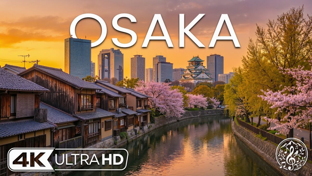 Osaka 4K | Japan’s Most Vibrant City | Neon Streets, Osaka Castle & Modern Japanese Beauty