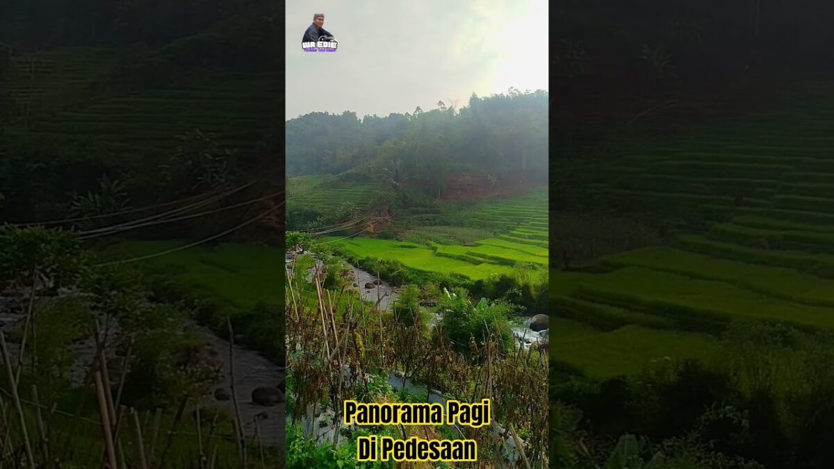 Panorama Pagi Di Pedesaan | Menikmati Udara Bersih Dan Pemandangan Alam #shorts