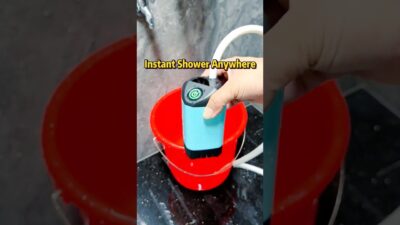Portable Camping Shower Review #CampingGear #OutdoorGadgets #TravelEssentials #CampingLife #RoadTrip