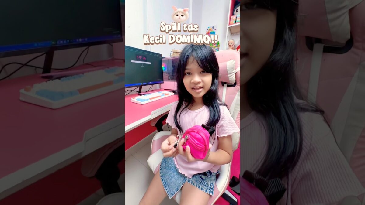 SPILL TAS KECIL DOMINIQ!! #viralvideo