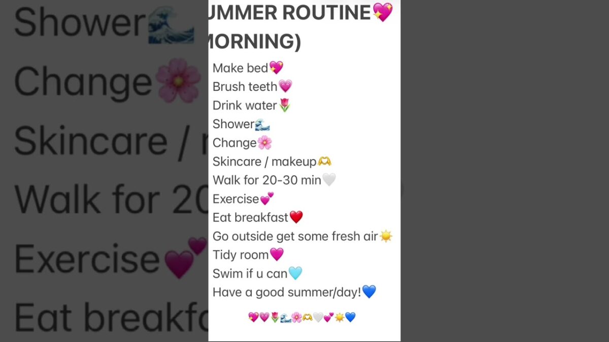 SUMMER💗MORNING☀️ROUTINE🫶#summer #routine #shorts #youtube #preppy #morning #morningroutine #viral