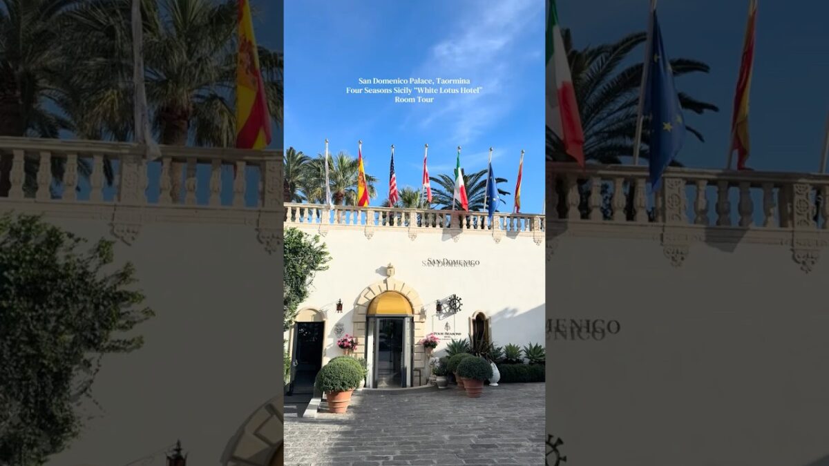San Domenico Palace, Taormina Four Seasons Room Tour #luxuryhotel  #honeymoonideas