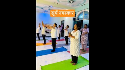Surya namaskar 🙏 morning routine | OM NATRAJ DANCE STUDIO | 9713799075