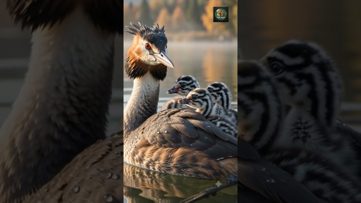 The Most Beautiful Water Dance + Sweetest Mother! 🦢❤️👶 | Nature ASMR
