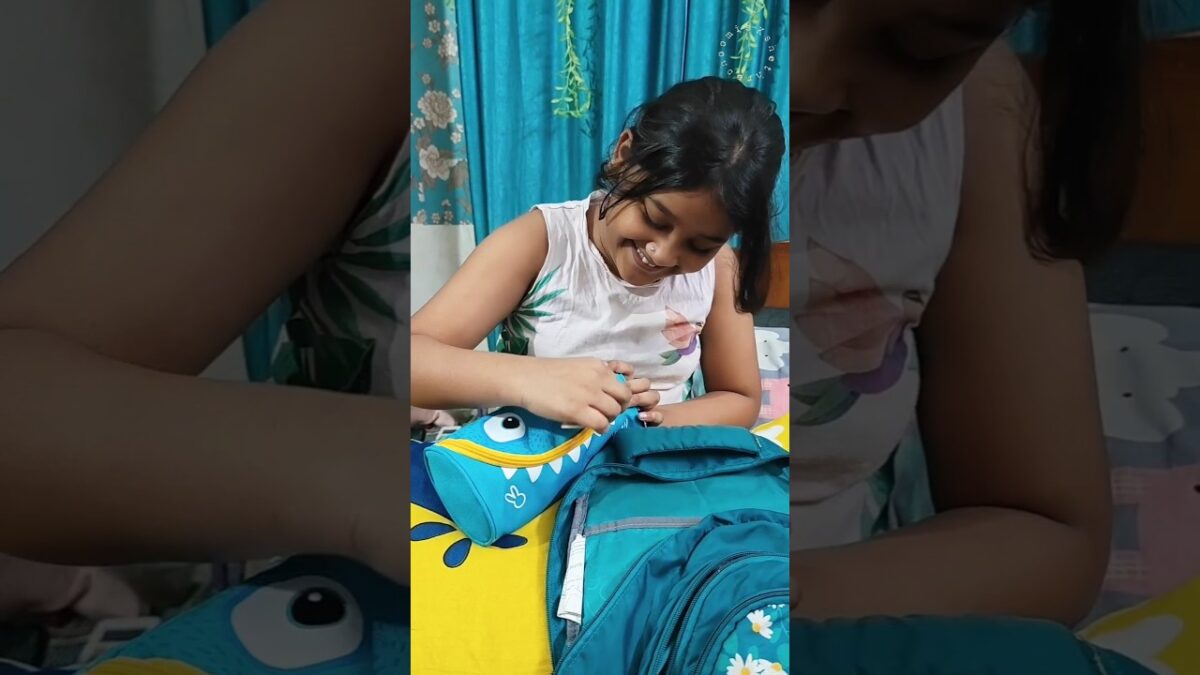 What’s In Ammukutty’s Pencil Pouch!❤️#1st Day❤️