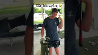 What’s in my golf bag 🤣🤣 #golf #skit #funny #golfswing