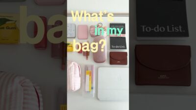 파우치 부자 직장인의 왓츠인마이백👜