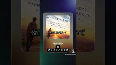 ｢雨音の散歩｣、作詞作曲、歌、✈️ナイトの帝王✈️